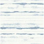 A-Street Prints Destin Blue Stripe Wallpaper - SKU 4172-27516