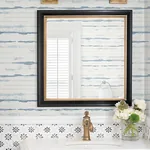 A-Street Prints Destin Blue Stripe Wallpaper - SKU 4172-27516