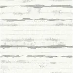 A-Street Prints Destin Grey Stripe Wallpaper - SKU 4172-27518