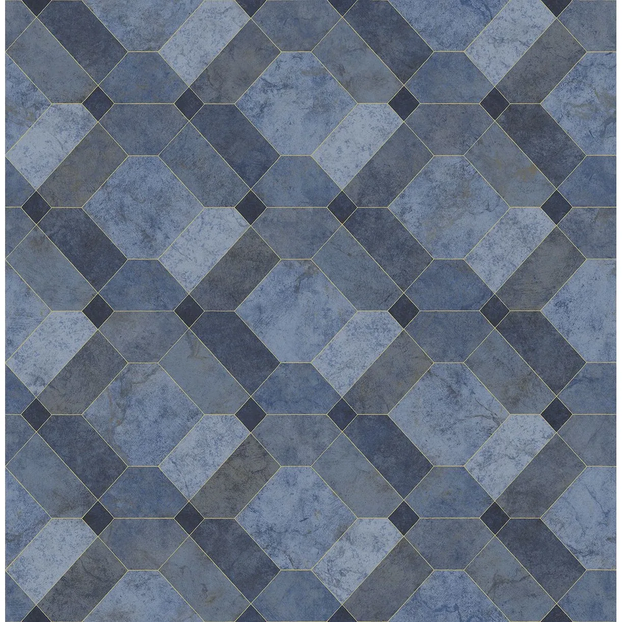 A-Street Prints Devonshire Blue Marble Wallpaper - SKU 2540-24057