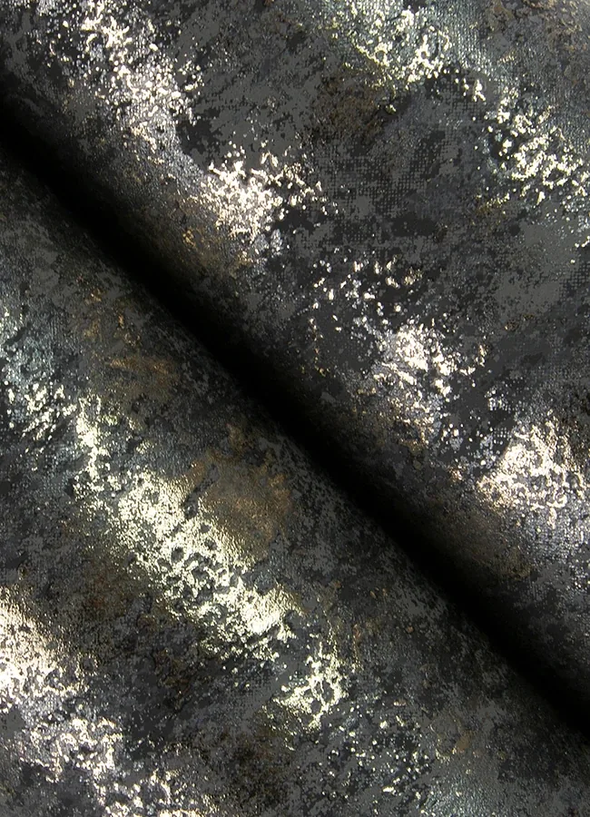 A-Street Prints Diorite Black Splatter Wallpaper - SKU 4105-86638