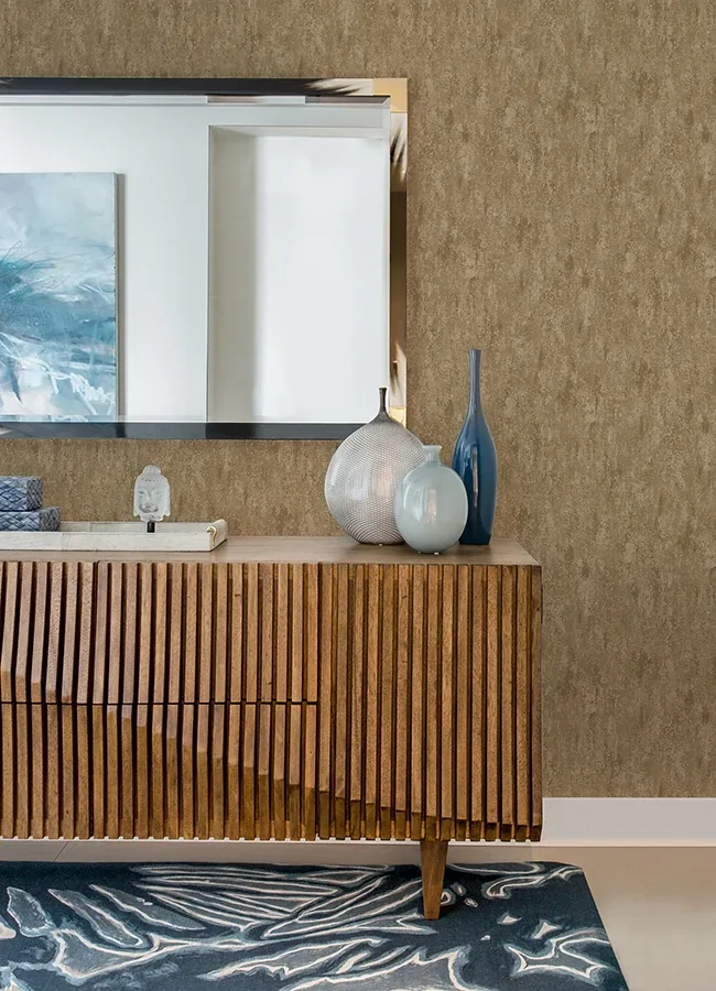 A-Street Prints Diorite Brass Splatter Wallpaper - SKU 4105-86636