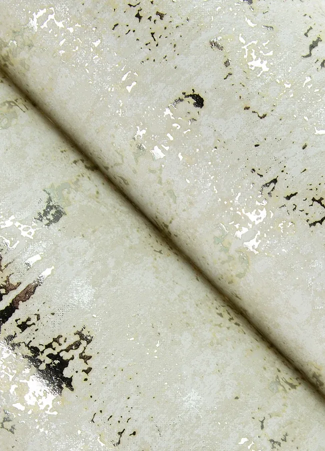 A-Street Prints Diorite Silver Splatter Wallpaper - SKU 4105-86641