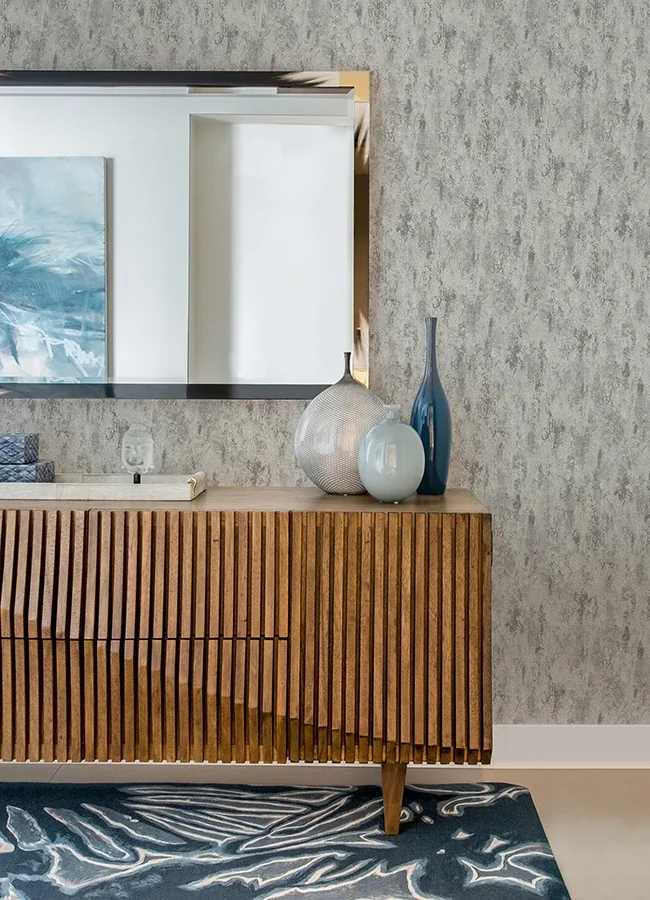 A-Street Prints Diorite Sterling Splatter Wallpaper - SKU 4105-86637
