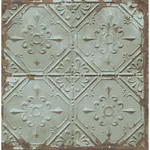 A-Street Prints Donahue Turquoise Tin Ceiling Wallpaper - SKU 2922-22331