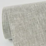 A-Street Prints Donmei Grey Linen Wallpaper - SKU 2972-86135
