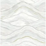 A-Street Prints Dorea Light Blue Striated Waves Wallpaper - SKU 4121-26925