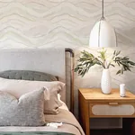 A-Street Prints Dorea Pastel Striated Waves Wallpaper - SKU 4121-26923