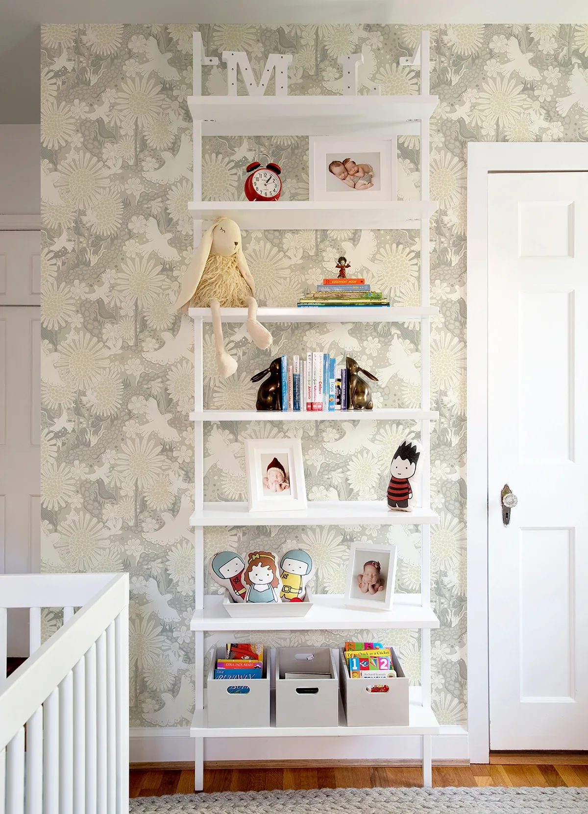 A-Street Prints Drömma Light Grey Songbirds and Sunflowers Wallpaper - SKU 4111-63011