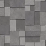 A-Street Prints Duchamp Dark Grey Metallic Squares Wallpaper - SKU 2922-25354
