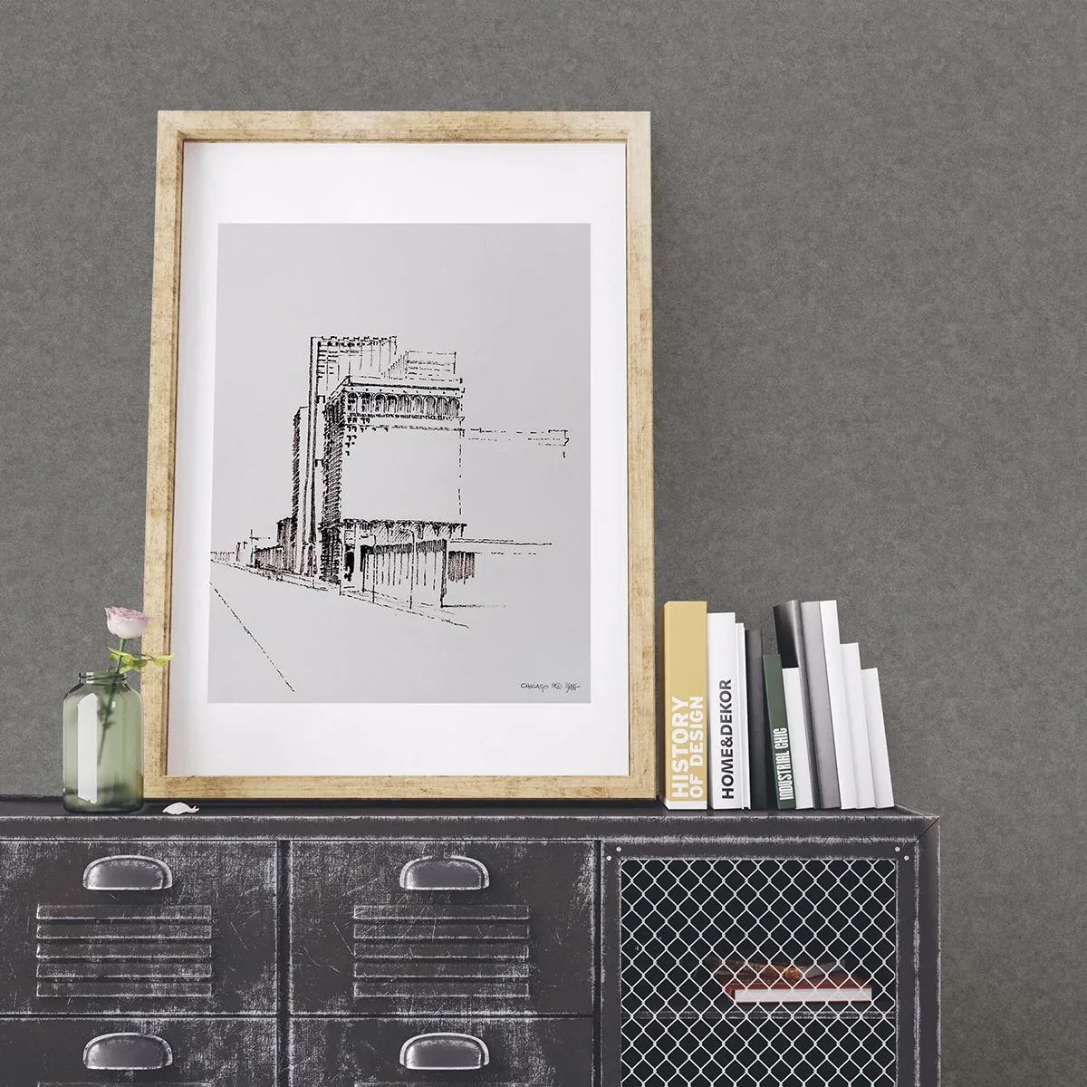 A-Street Prints Duchamp Dark Grey Metallic Texture Wallpaper - SKU 2922-25360