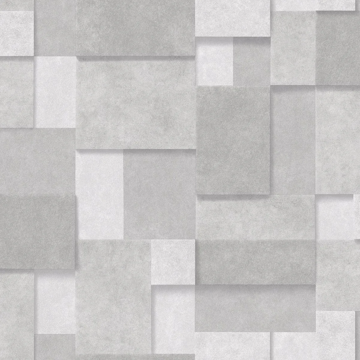 2922-25353 | Duchamp Silver Metallic Squares Wallpaper