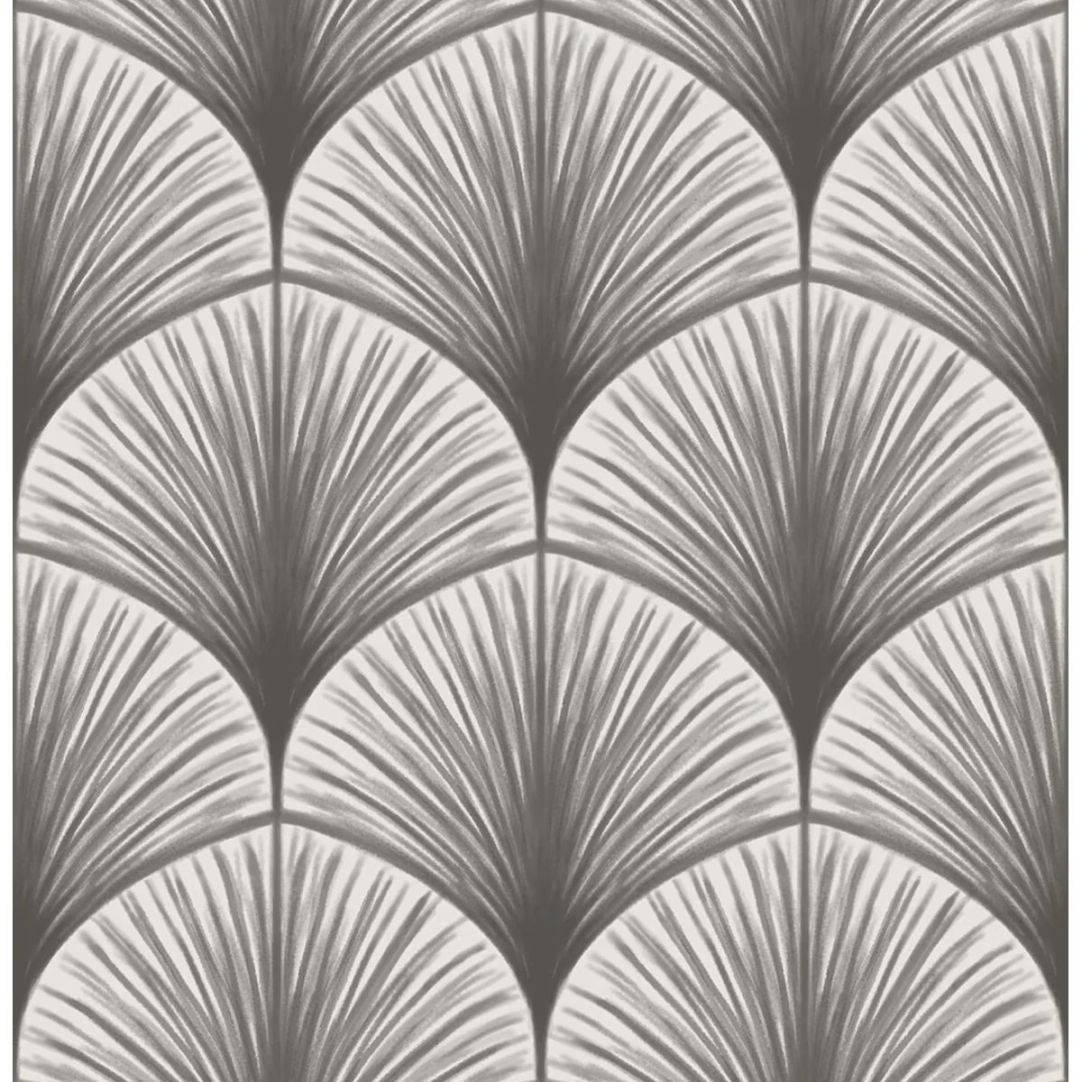 A-Street Prints Dusk Grey Frond Wallpaper - SKU 2763-24230