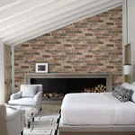 A-Street Prints Dusty Red Reclaimed Bricks Wallpaper - SKU 2701-22320