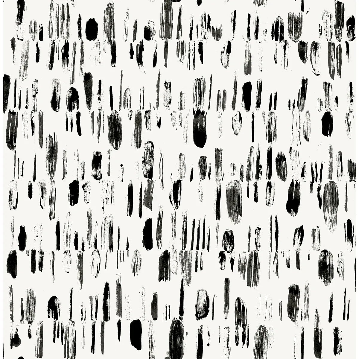 2973-90201 | Dwell Black Brushstrokes Wallpaper