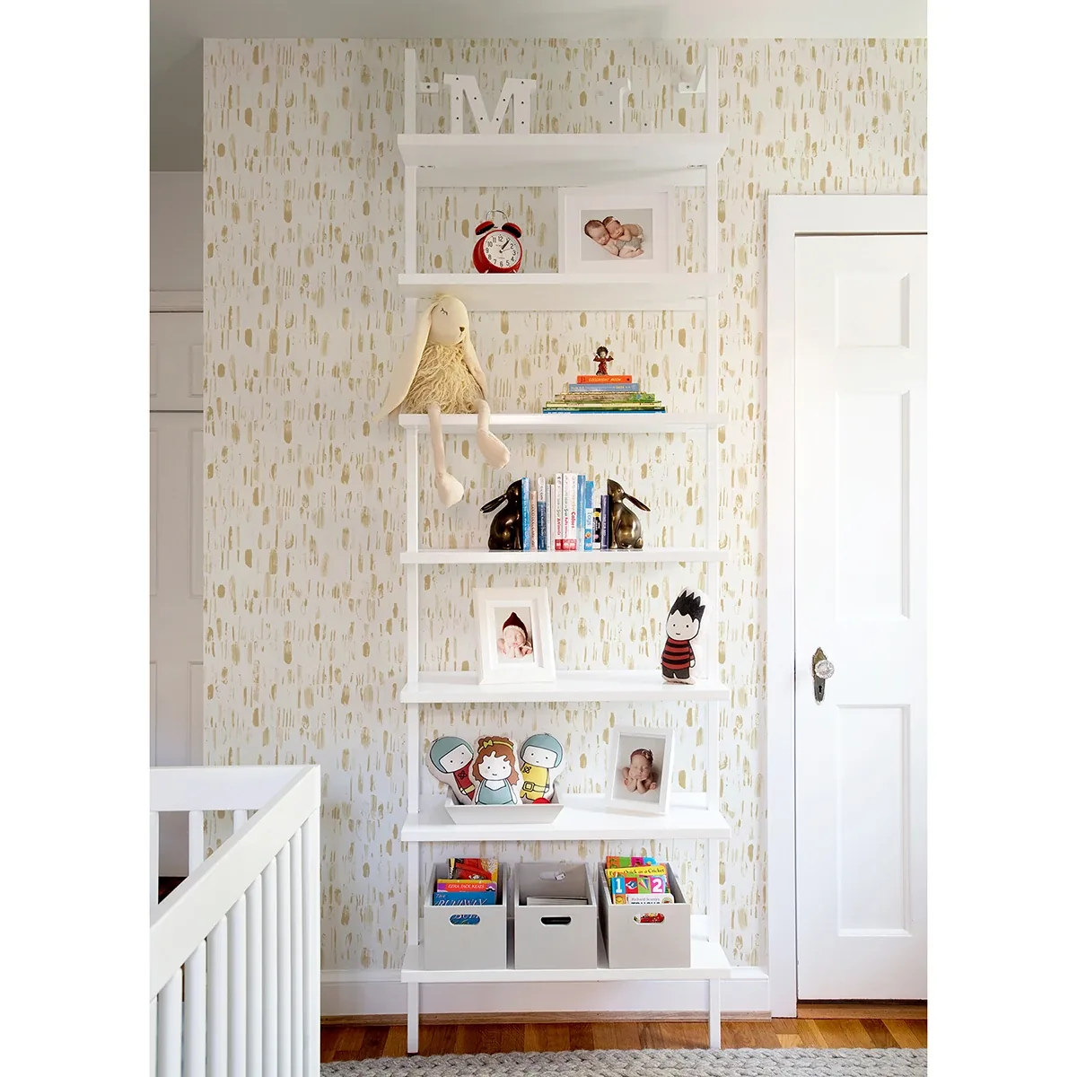 A-Street Prints Dwell Gold Brushstrokes Wallpaper - SKU 2973-90203