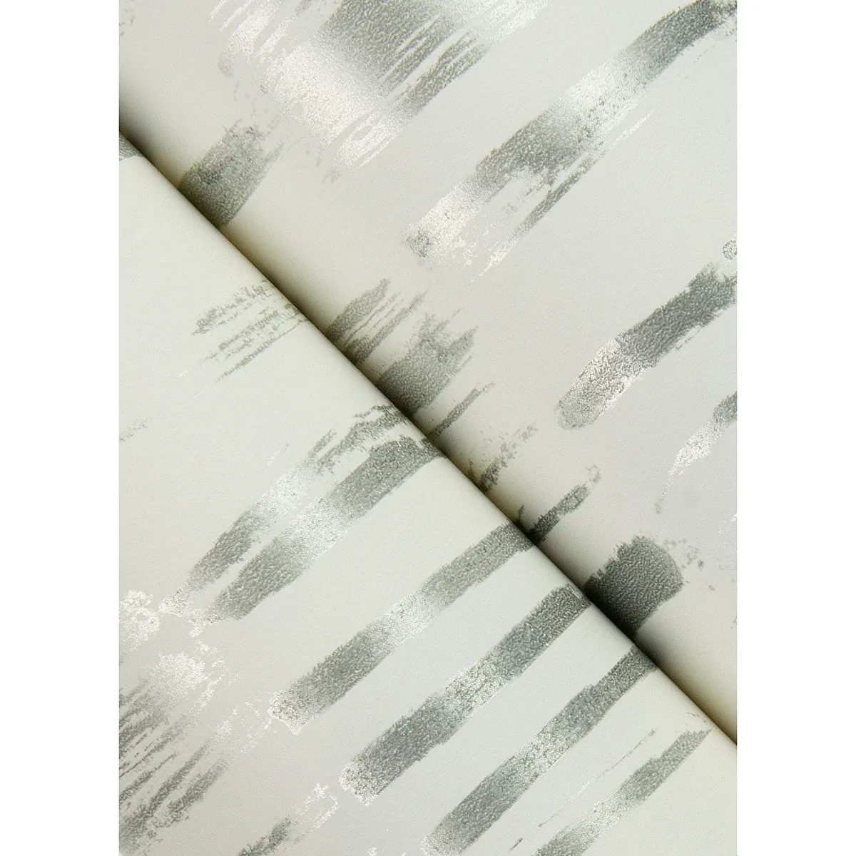 A-Street Prints Dwell Grey Brushstrokes Wallpaper - SKU 2973-90204