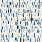 A-Street Prints Dwell Navy Brushstrokes Wallpaper - SKU 2973-90202