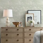 A-Street Prints Egret Sage Tidal Dance Wallpaper - SKU 4172-27497
