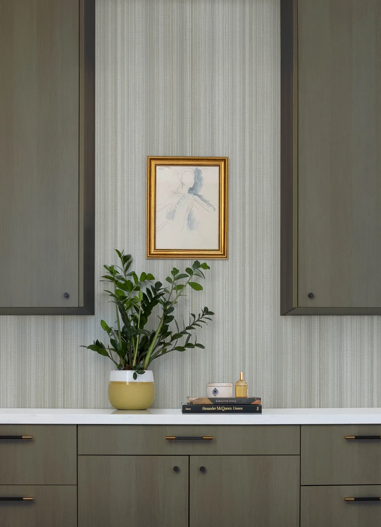 A-Street Prints Elan Grey Ombre Stripe Wallpaper - SKU 4177-27747