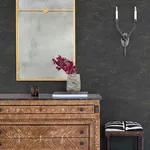 A-Street Prints Elatha Charcoal Gilded Texture Wallpaper - SKU 4105-86623