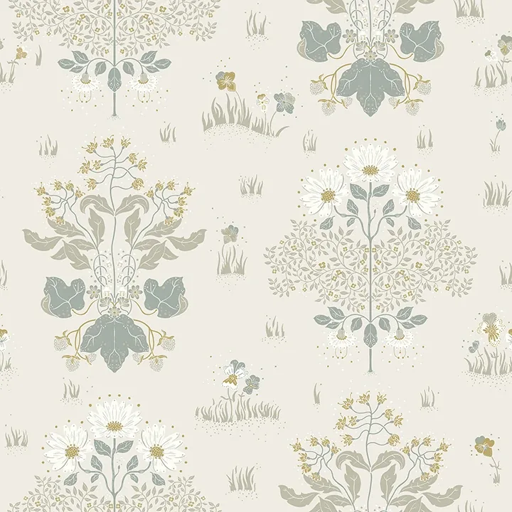 4080-83131 | Elda Light Blue Delicate Daisies Wallpaper