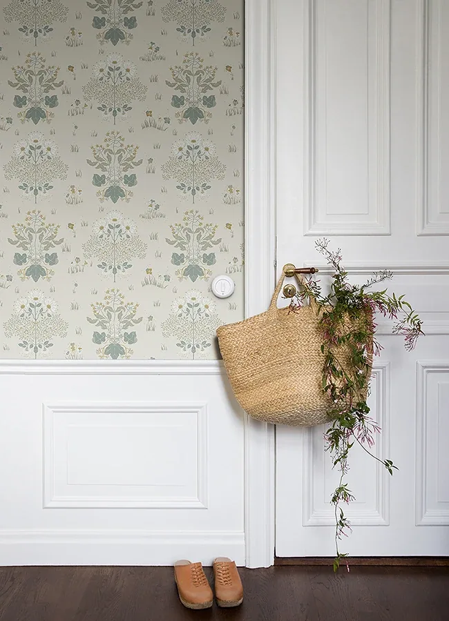 A-Street Prints Elda Light Blue Delicate Daisies Wallpaper - SKU 4080-83131