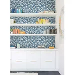 A-Street Prints Electra Blue Leopard Spot String Wallpaper - SKU 2973-90301
