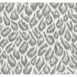 A-Street Prints Electra Grey Leopard Spot String Wallpaper - SKU 2973-90302