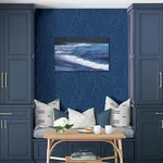 A-Street Prints Elin Blue Berry Botanical Wallpaper - SKU 4066-26517