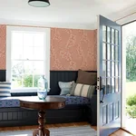 A-Street Prints Elin Coral Berry Botanical Wallpaper - SKU 4066-26516