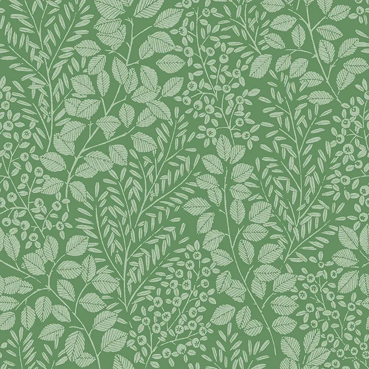 4066-26515 | Elin Green Berry Botanical Wallpaper