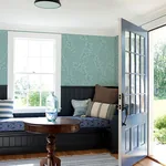 A-Street Prints Elin Sky Blue Berry Botanical Wallpaper - SKU 4066-26518