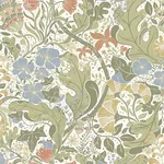 A-Street Prints Elise Cream Nouveau Gardens Wallpaper - SKU 4080-83101
