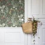A-Street Prints Elise Green Nouveau Gardens Wallpaper - SKU 4080-83103