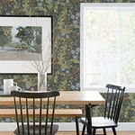 A-Street Prints Elise Indigo Nouveau Gardens Wallpaper - SKU 4080-83102