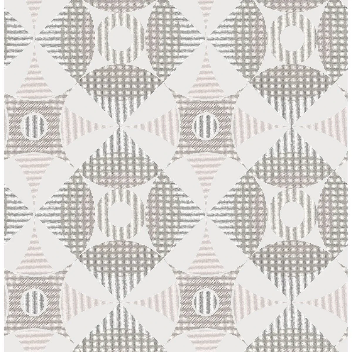 2821-25133 | Ellis Light Brown Geometric Wallpaper