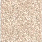 A-Street Prints Elma Rust Fiddlehead Wallpaper - SKU 4121-26919