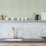 A-Street Prints Elma Sage Fiddlehead Wallpaper - SKU 4121-26922
