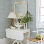 A-Street Prints Elma Sky Blue Fiddlehead Wallpaper - SKU 4121-26918