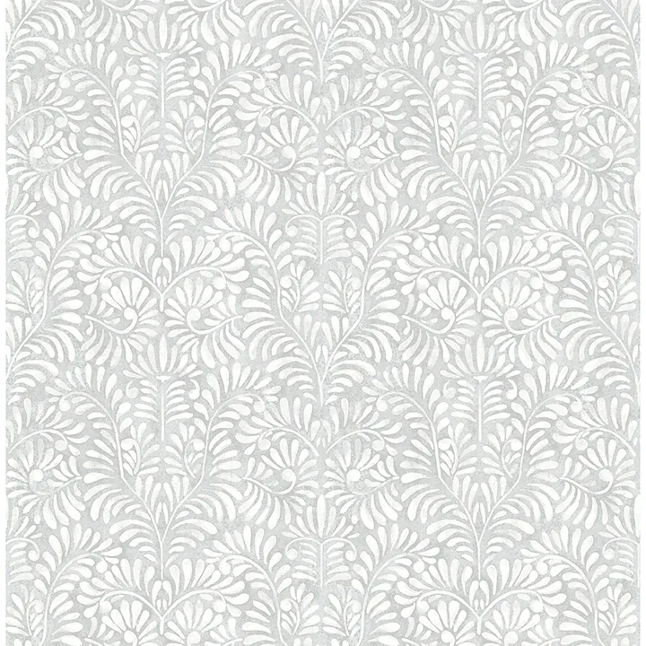 4121-26921 | Elma Sterling Fiddlehead Wallpaper