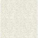 A-Street Prints Elma Taupe Fiddlehead Wallpaper - SKU 4121-26920