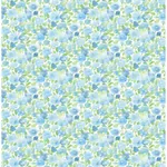 A-Street Prints Elsie Sky Blue Floral Wallpaper - SKU 2657-22215