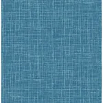 A-Street Prints Emerson Blue Linen Wallpaper - SKU 4046-26351
