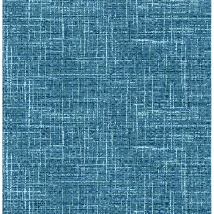 4046-26351 | Emerson Blue Linen Wallpaper
