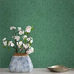 A-Street Prints Emerson Jade Linen Wallpaper - SKU 4046-26353
