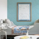 A-Street Prints Emerson Light Blue Faux Linen Wallpaper - SKU 4081-26352