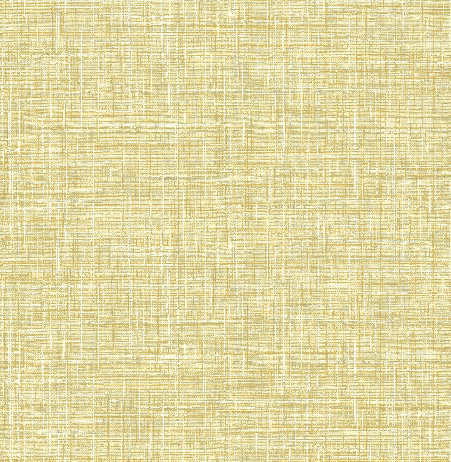 4081-26356 | Emerson Yellow Faux Linen Wallpaper