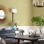 A-Street Prints Emerson Yellow Faux Linen Wallpaper - SKU 4081-26356