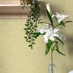 A-Street Prints Emerson Yellow Linen Wallpaper - SKU 4046-26356